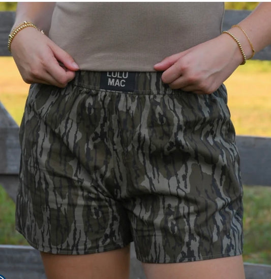 Lulu Mac/Mossy Oak Camo Shorts
