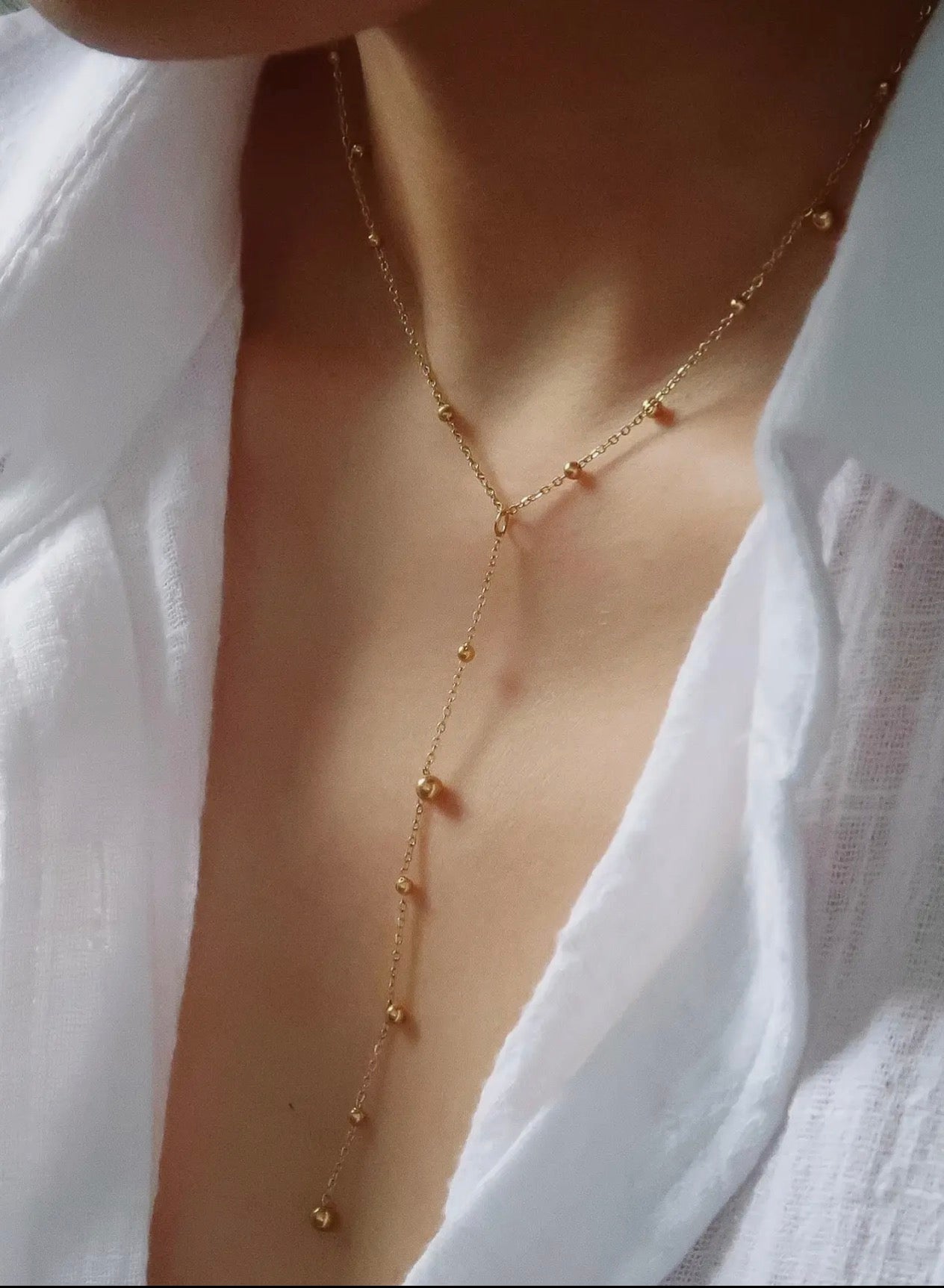 Brisse 18K Gold Long Necklace