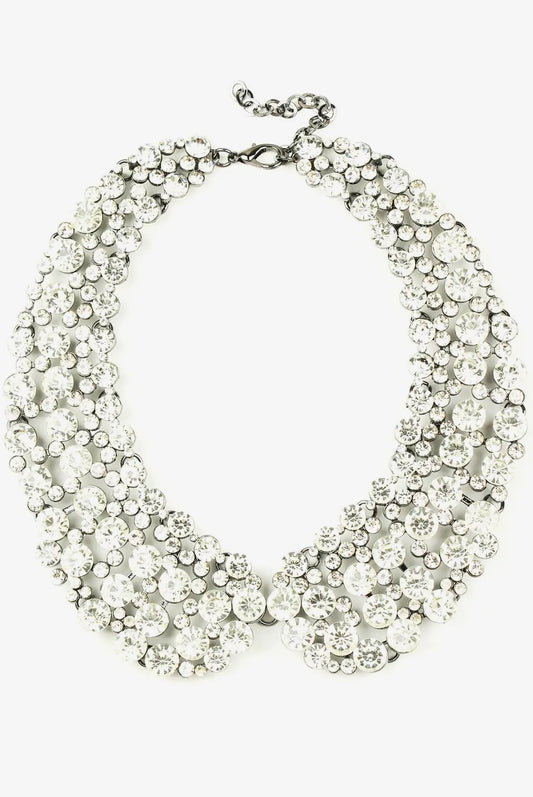 Diana Crystal Collar Necklace