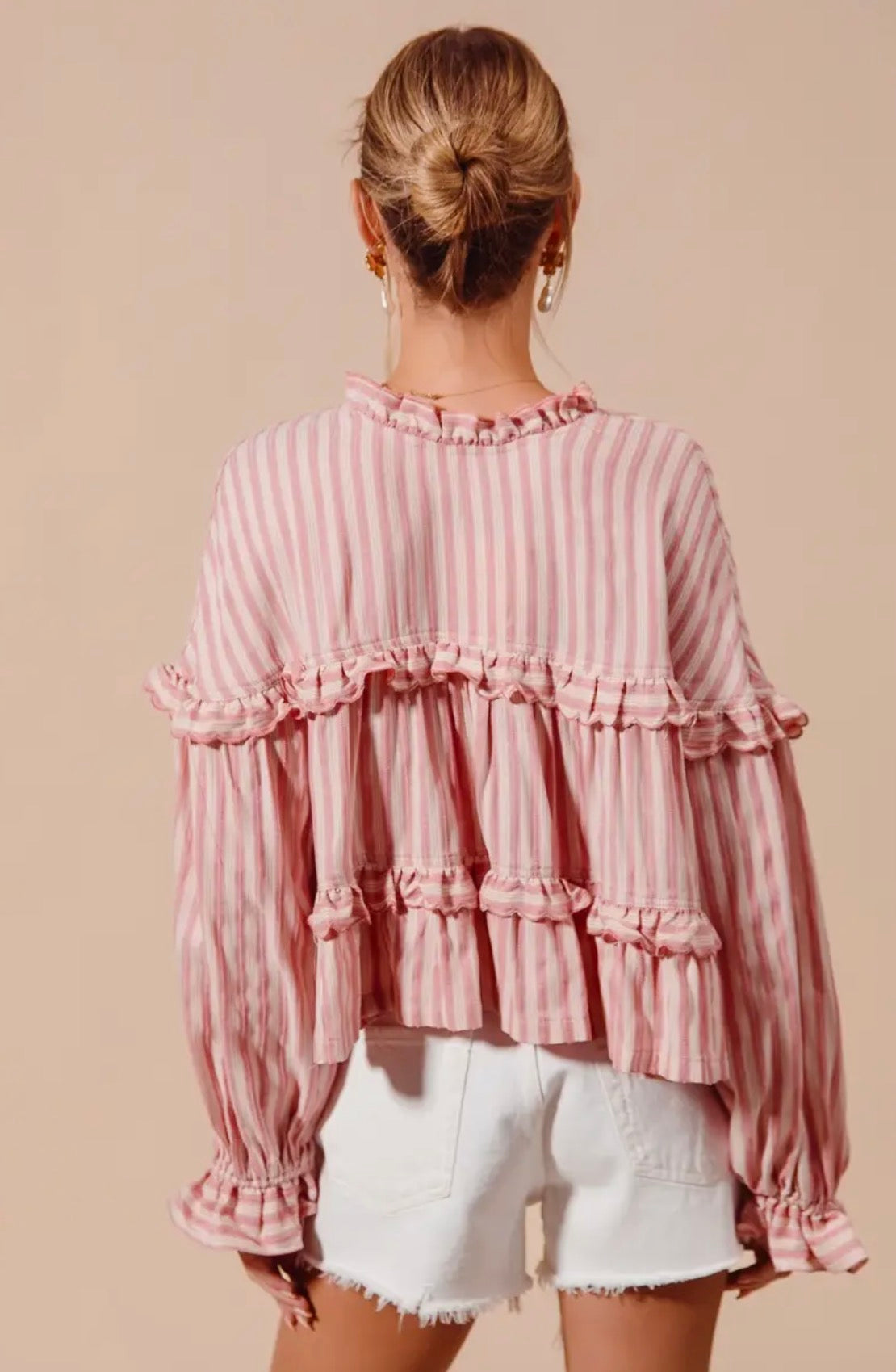 Charmed Blush Boho Reversible Top