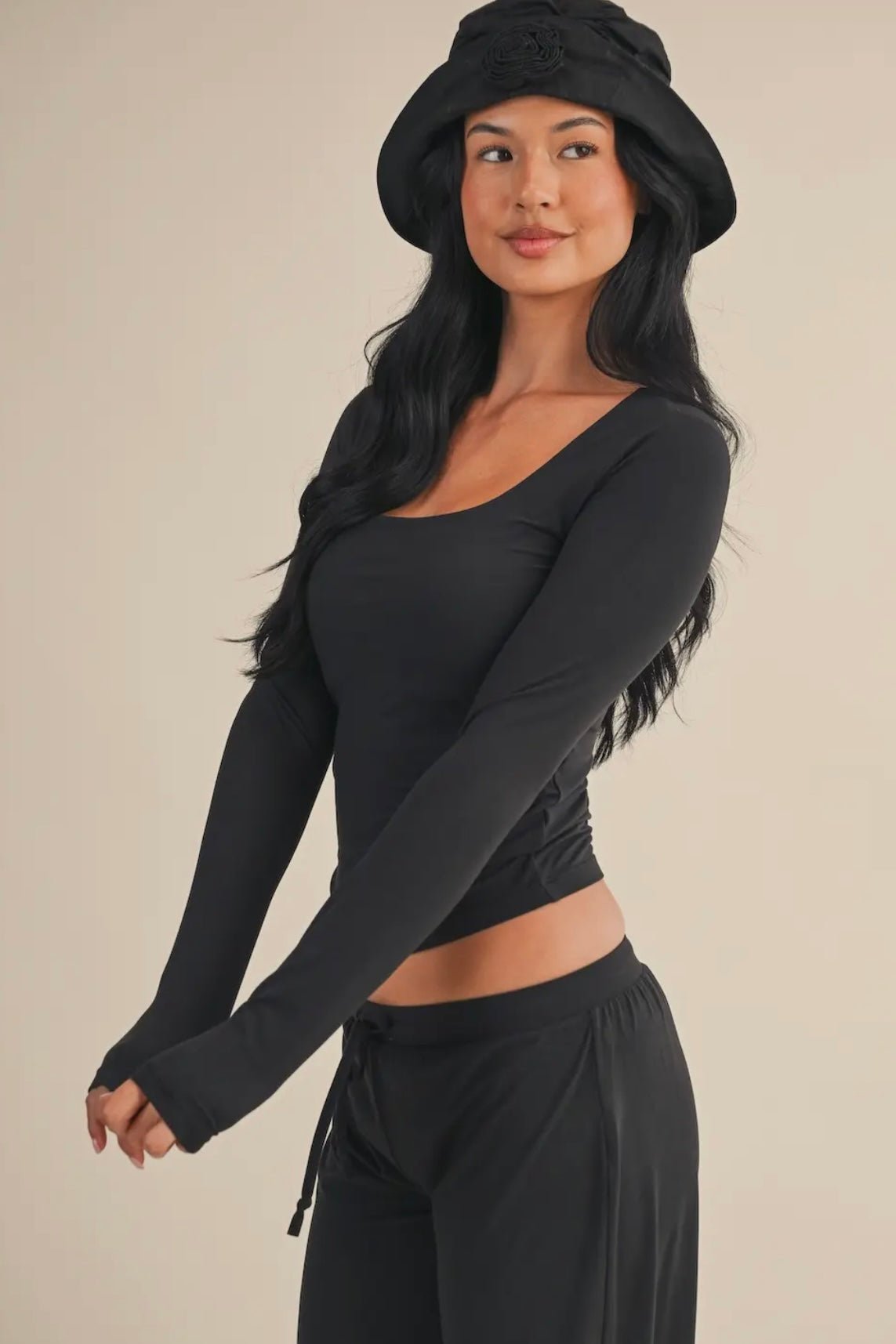 Soft Knit Jersey Square Neck