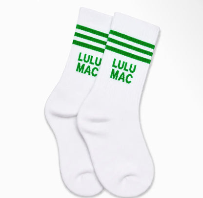 Lulu Mac Maroon 1 Pack Socks
