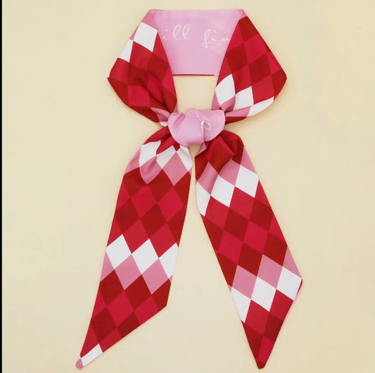 Hair Bow/Bag Bow Red Diamond