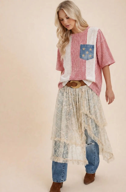 Feminine Americana Tee