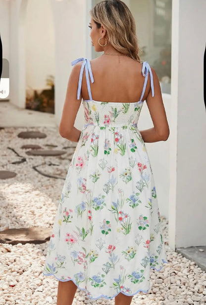 Bluebell Blossom Midi Dress