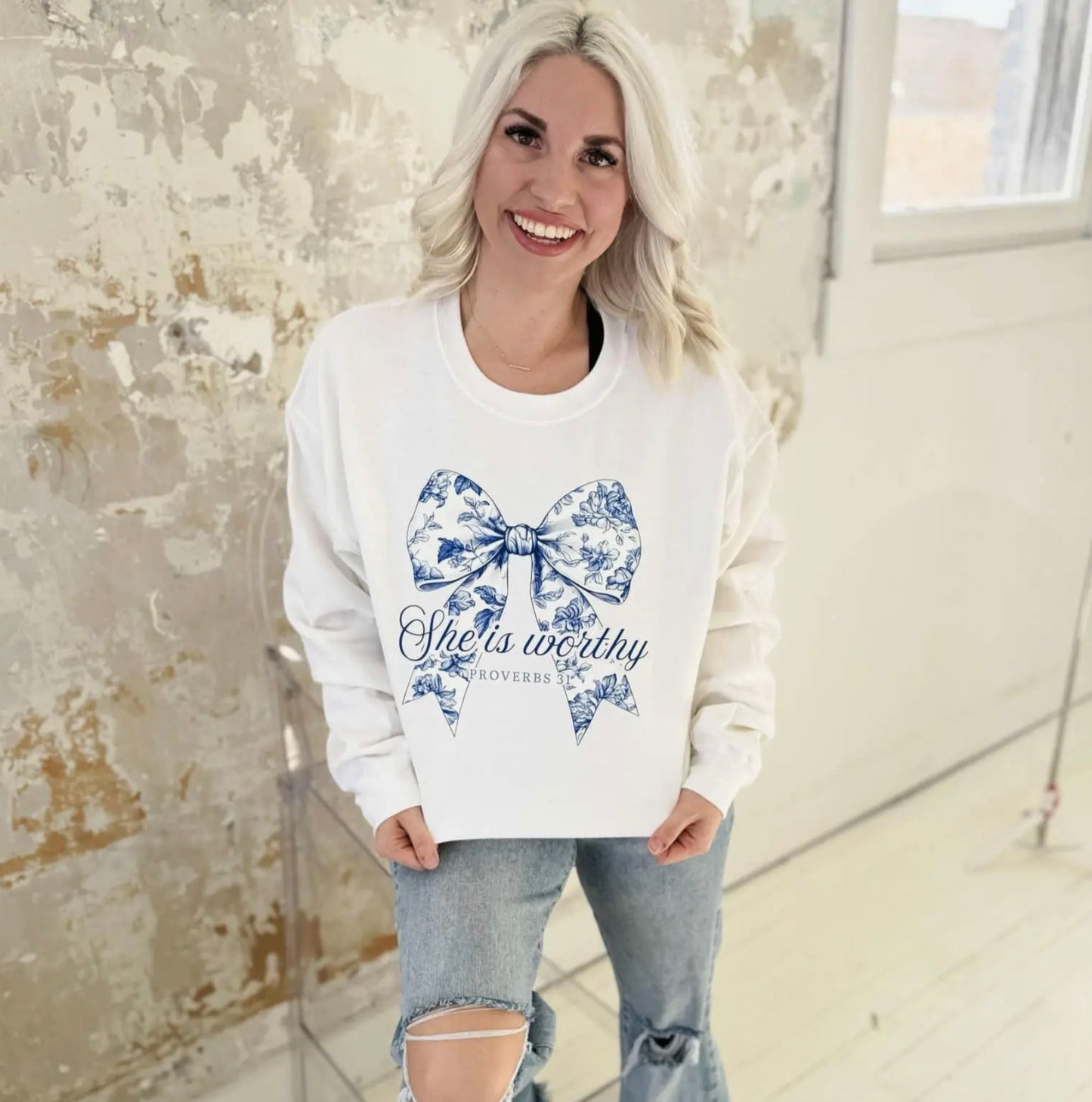 She is Worthy Sweater