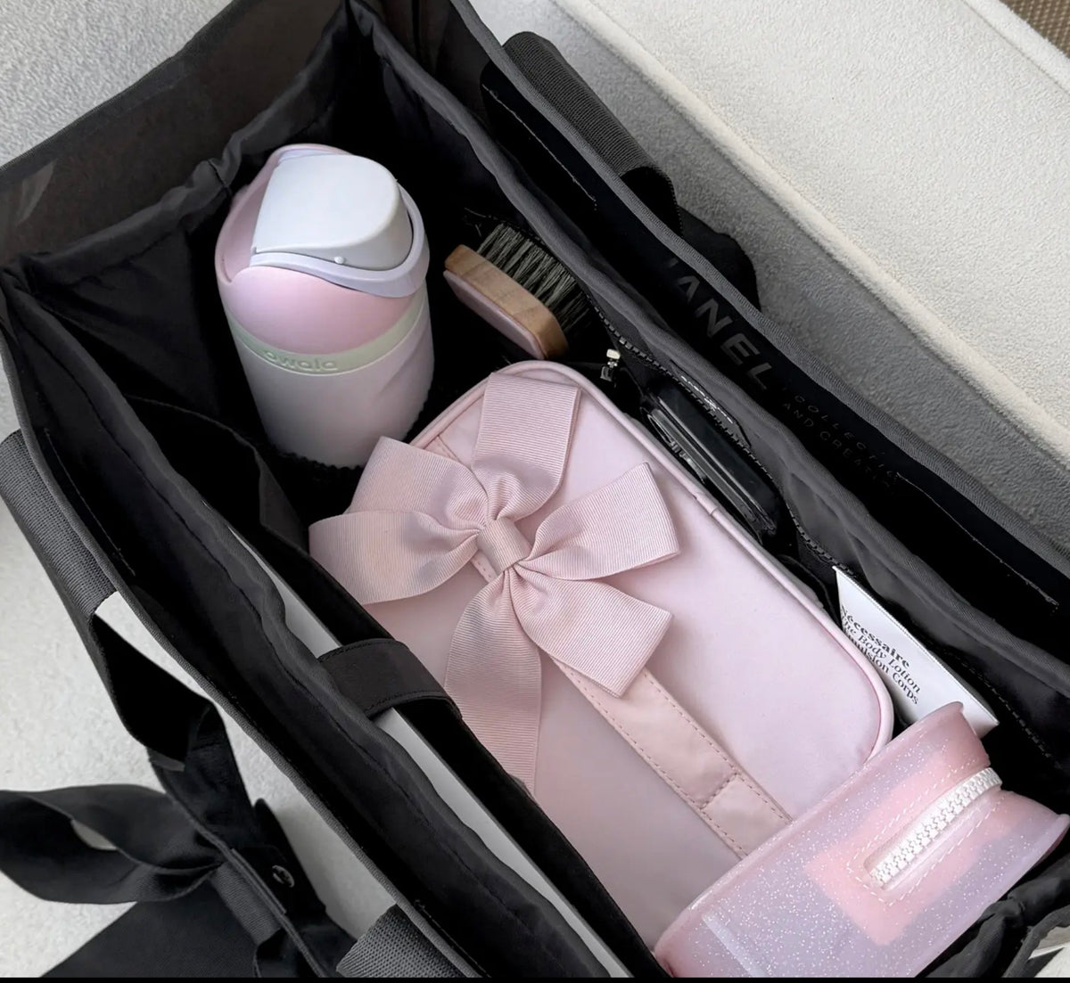 Case-Mate Jelly Tote Organizer Midnight Black
