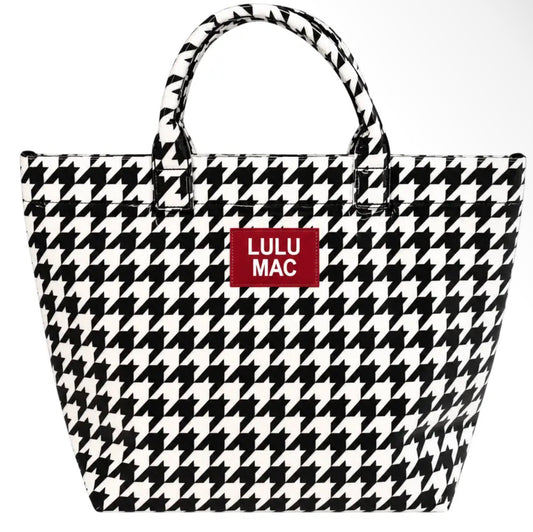 Lulu Mac Houndstooth Tote Bag