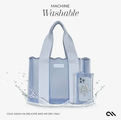 Case-Mate Carolina Blue Crochet Wave Jelly Tote