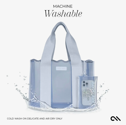 Case-Mate Carolina Blue Crochet Wave Jelly Tote
