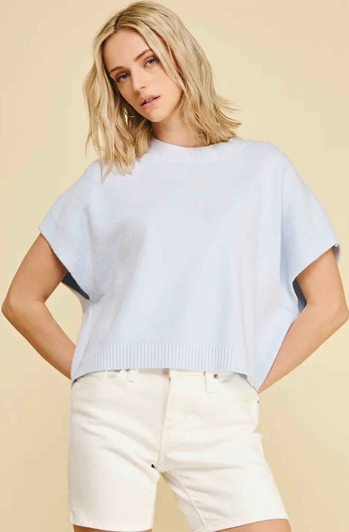 PINCH Pale Blue Box Sweater