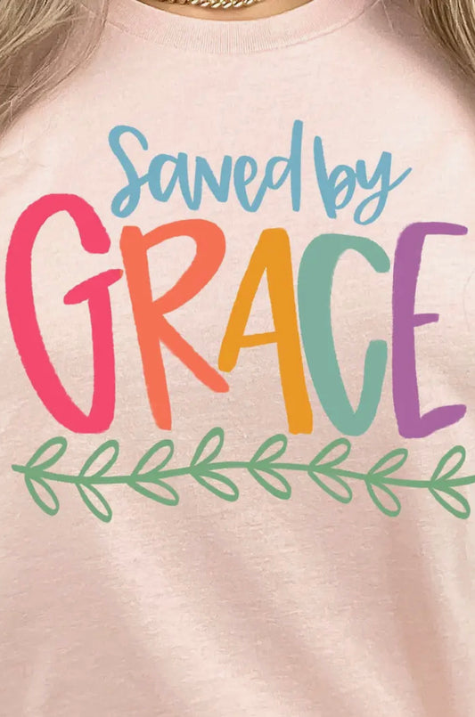 Saved By Grace Graphic Tee