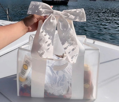 Morgan Case-Mate Pearl Bow Jelly Tote