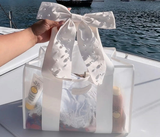 Morgan Case-Mate Pearl Bow Jelly Tote