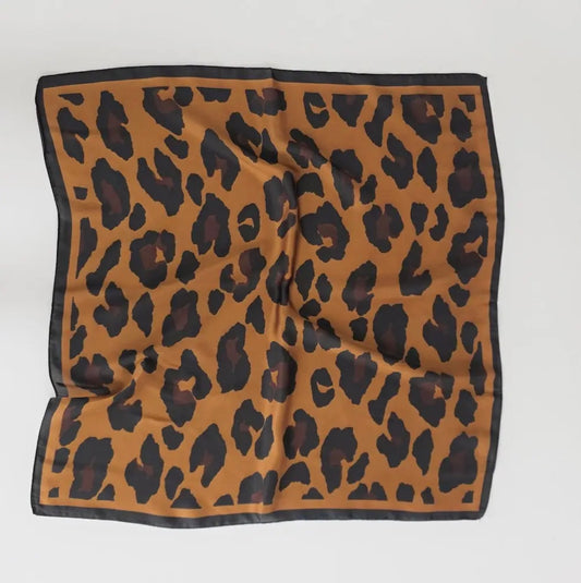 Leopard Scarf Brown