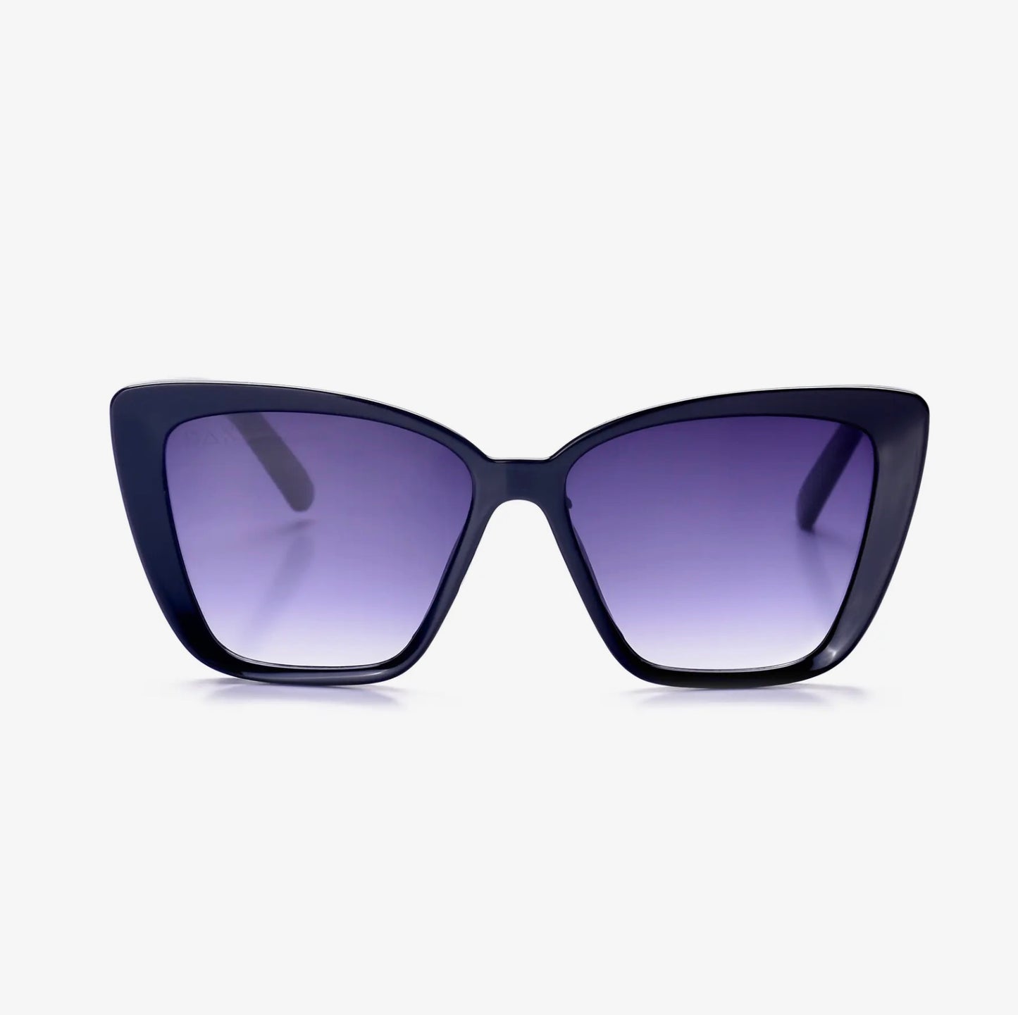 Callie Black Medium Cat Eye Sunglasses