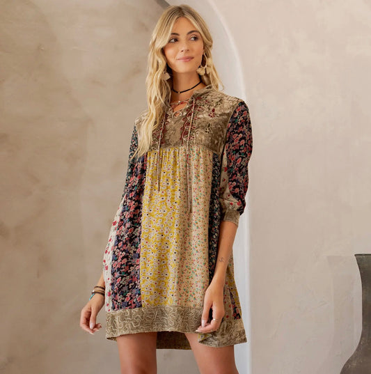 Chic Bohemian Babydoll Dress