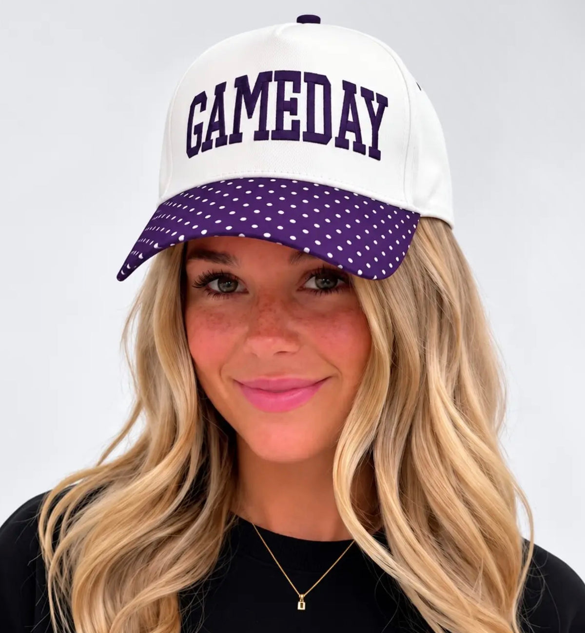 Lulu Mac Gameday Polka Dot Hat