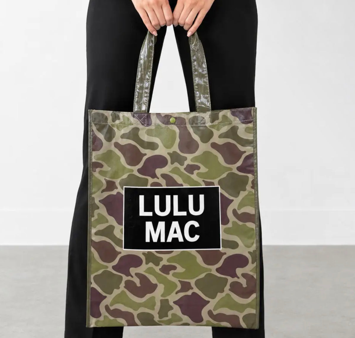 Lulu Mac Reusable Tote Camo