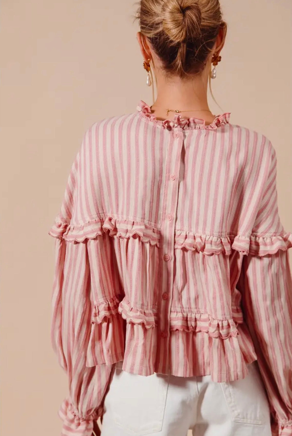 Charmed Blush Boho Reversible Top