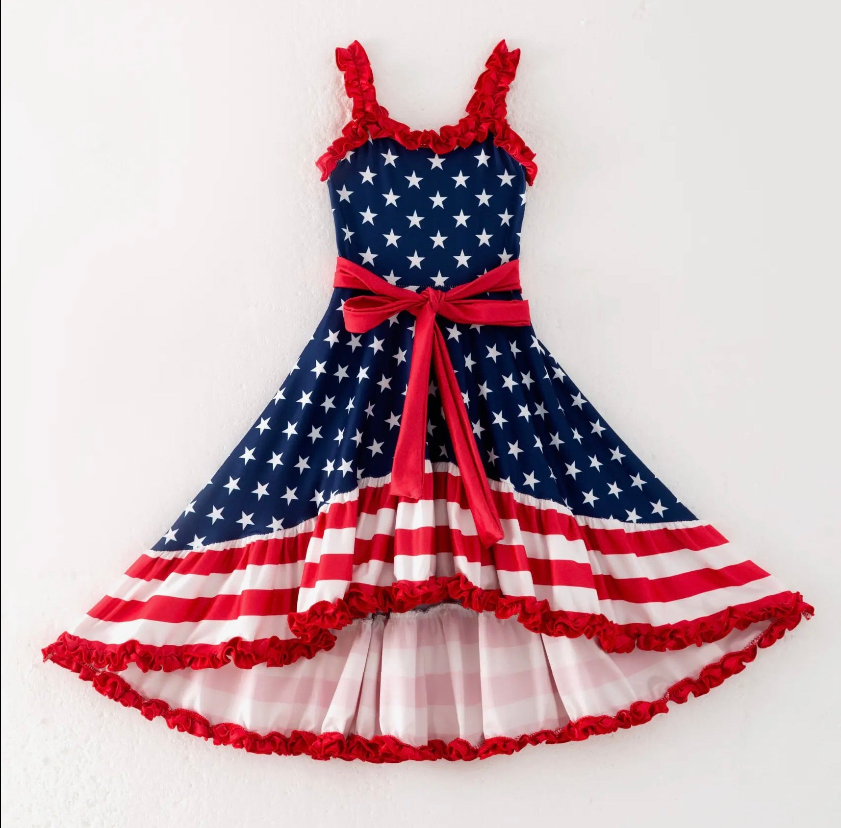 Baby You're A Firework Hi-Lo Dress Blue / 6Y/6X Baby You're A Firework Hi-Lo Dress Blue / 6Y/6X