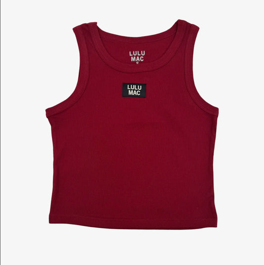 Lulu Mac Tank Maroon