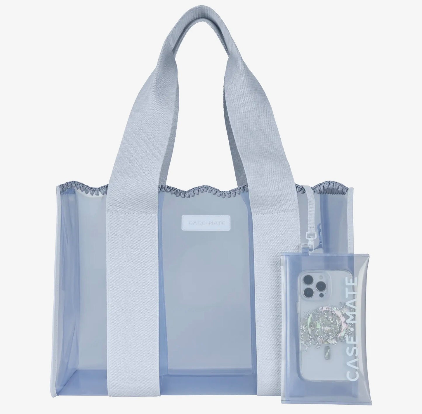 Case-Mate Carolina Blue Crochet Wave Jelly Tote