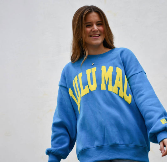 Lulu Mac Cayenne/Yellow Puff Sweater
