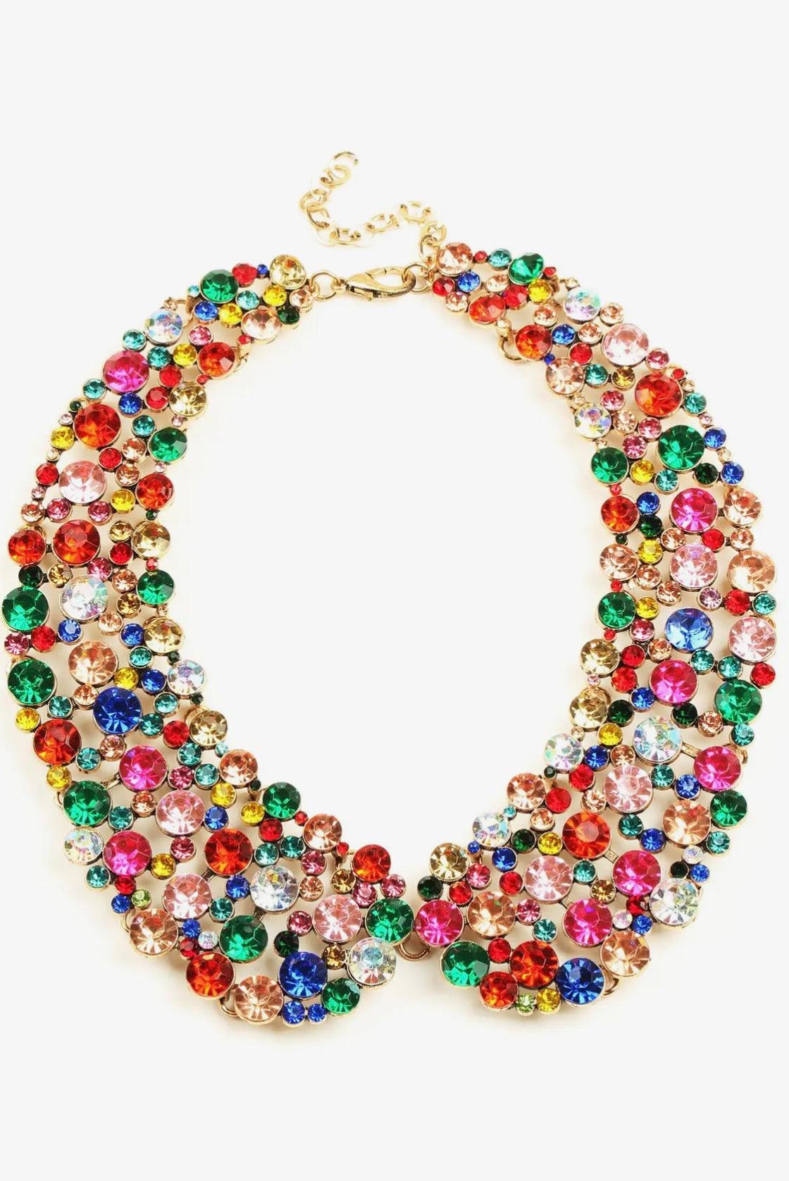 Diana Multi Stone Collar Necklace