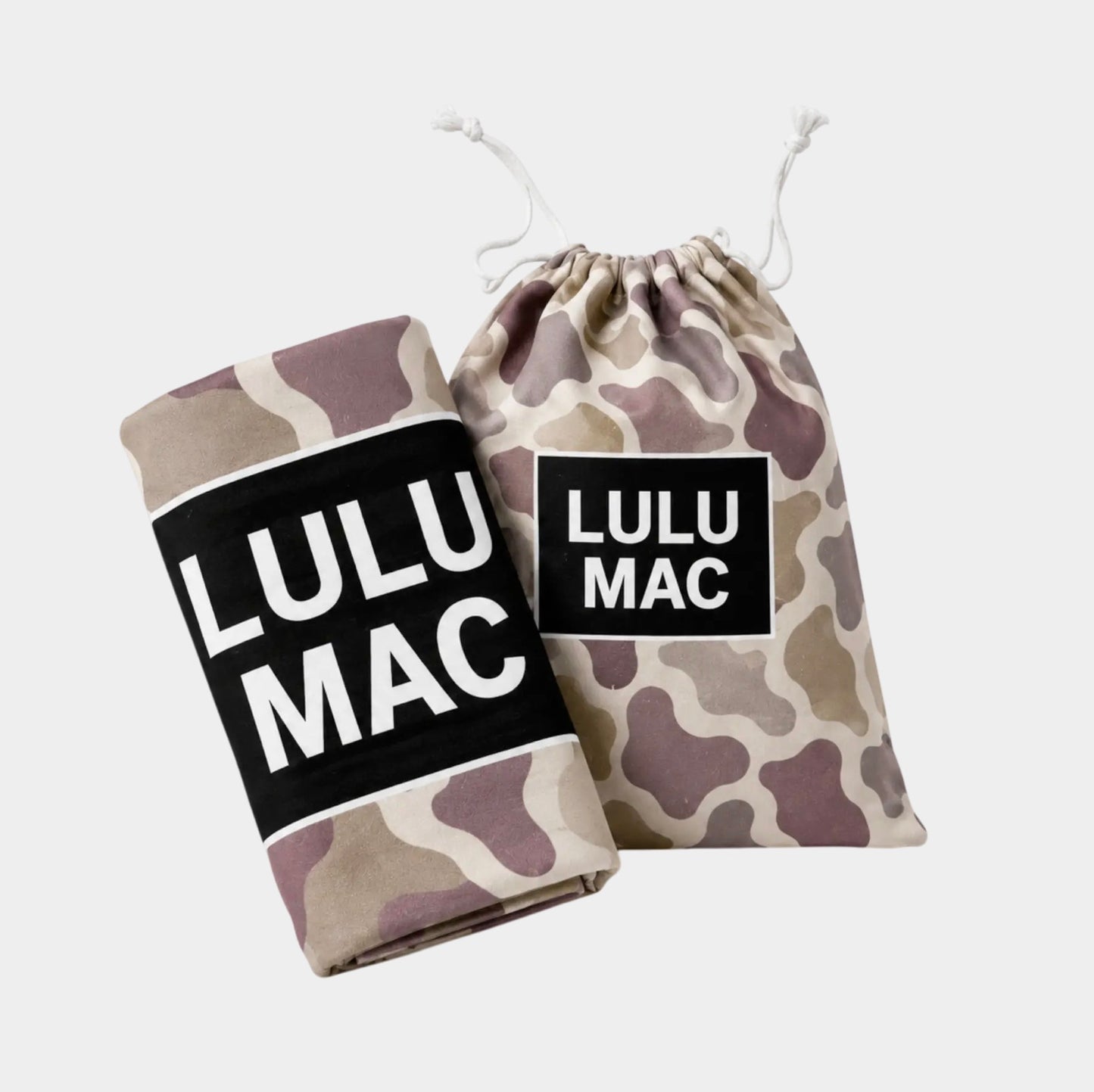 Lulu Mac Light Camo XL Beach Towel