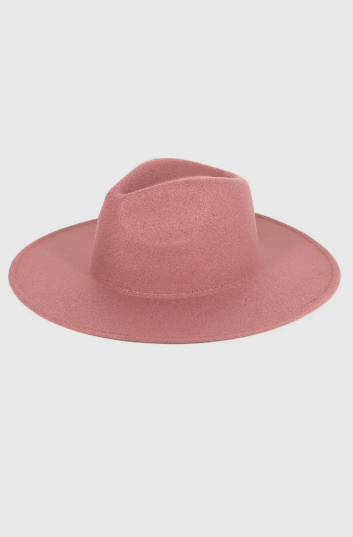 Hannah Felt Panama Hat Pink