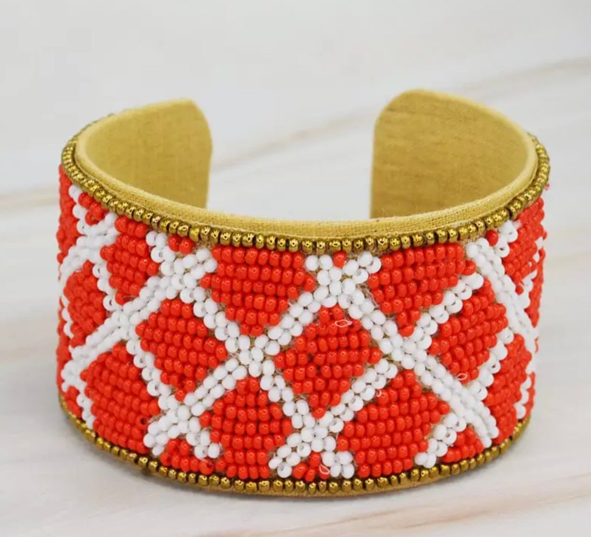 Game Day Beaded Cuff