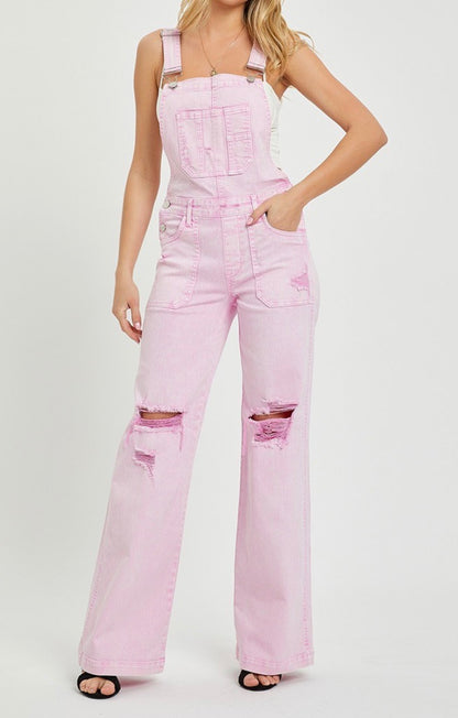 Risen Acid Pink Overalls 💖