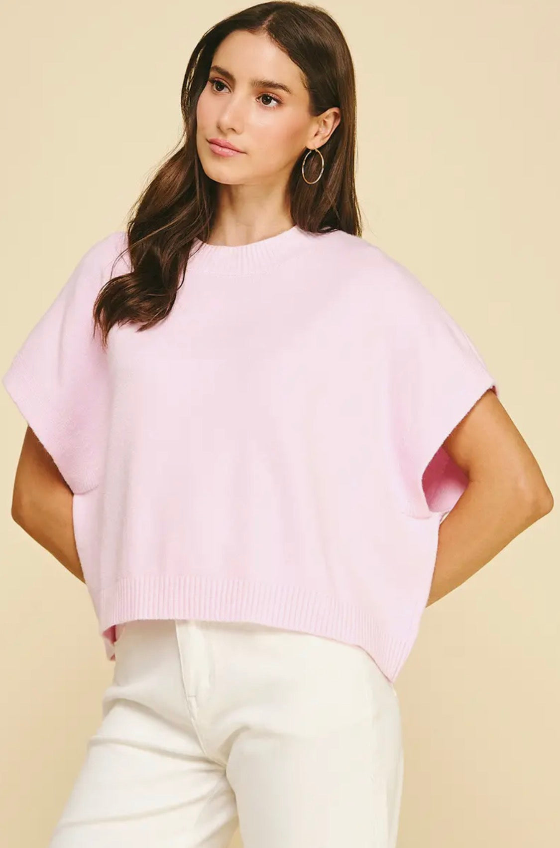 PINCH Pale Pink Box Sweater