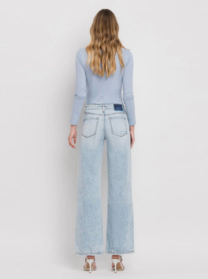 Lovervet Tummy Control High Rise Wide Leg