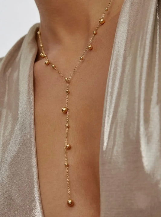 Brisse 18K Gold Long Necklace