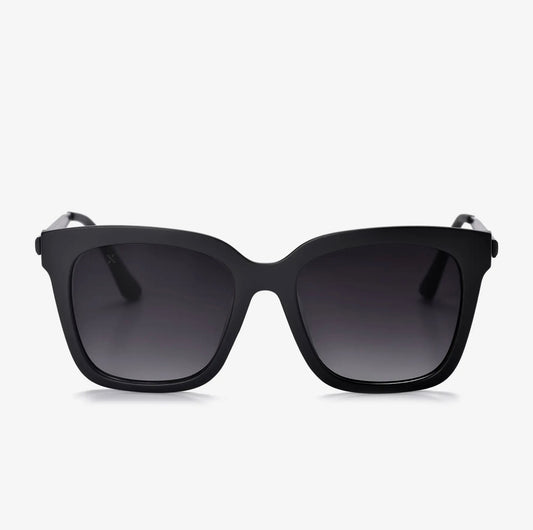 Lyla Black Medium Cat Eye Sunglasses