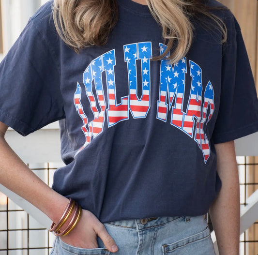 Lulu Mac Stars And Stripes Tee