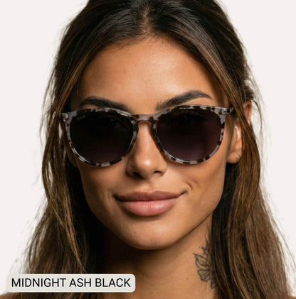 Midnight Ash Black Horn Polarized Sunglasses