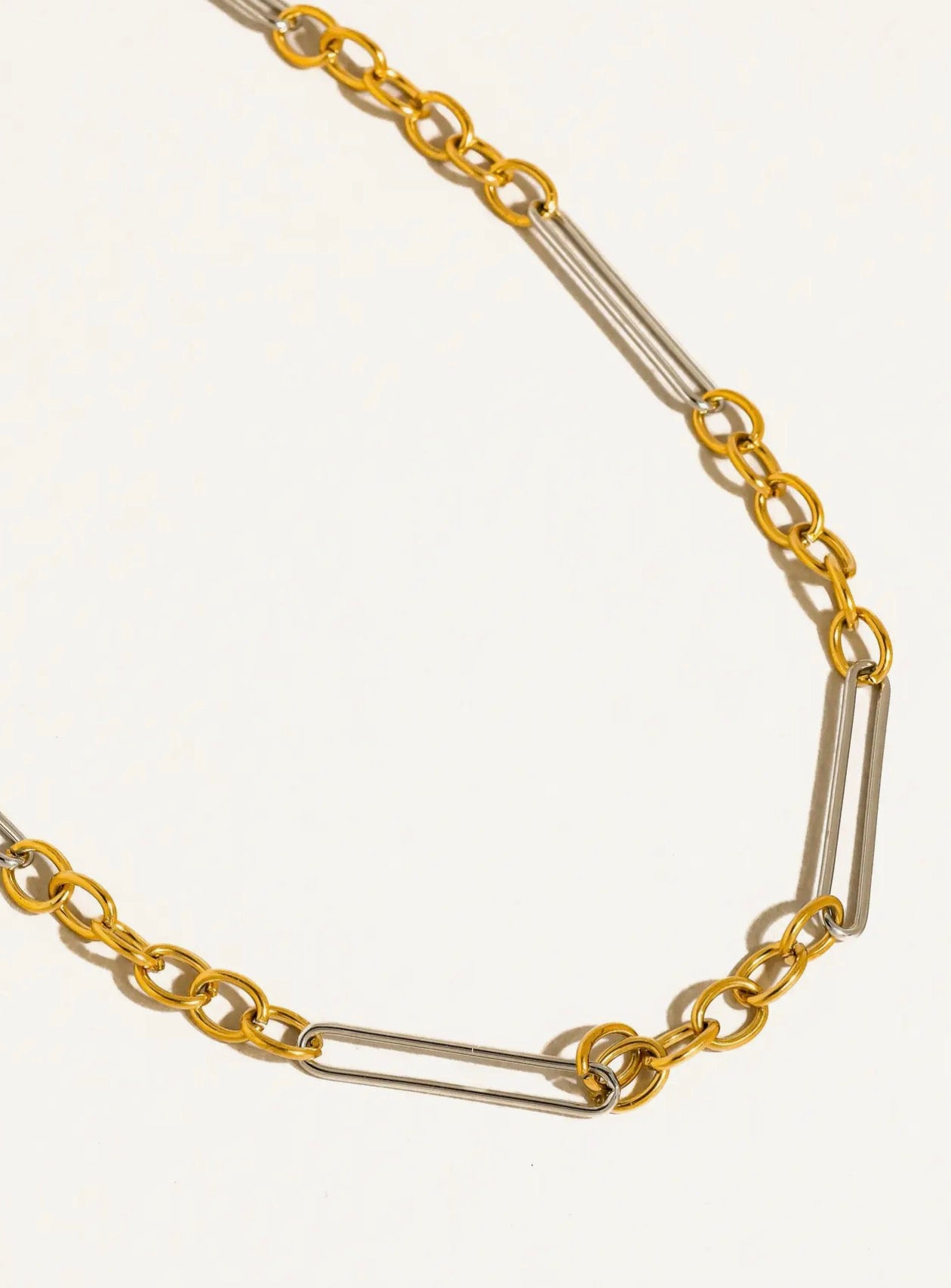Norra 18K Gold Mixed Chain Necklace