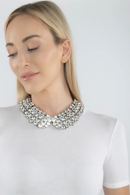 Diana Crystal Collar Necklace