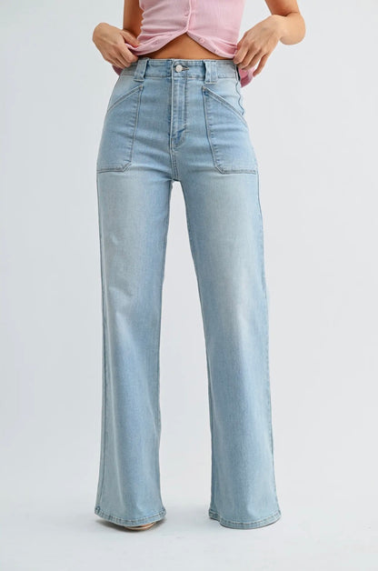 ✨ Arch Appeal Wide Leg Flare Jeans JBD