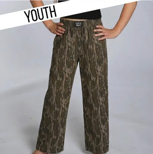 Lulu Mac/Mossy Oak Youth Camo Pants