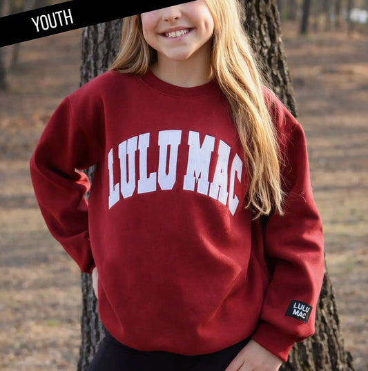 Youth Lulu Mac Crimson Sweater