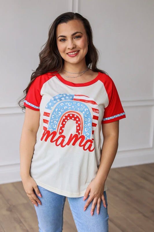 Star-Spangled Mama Graphic Tee 🇺🇸✨