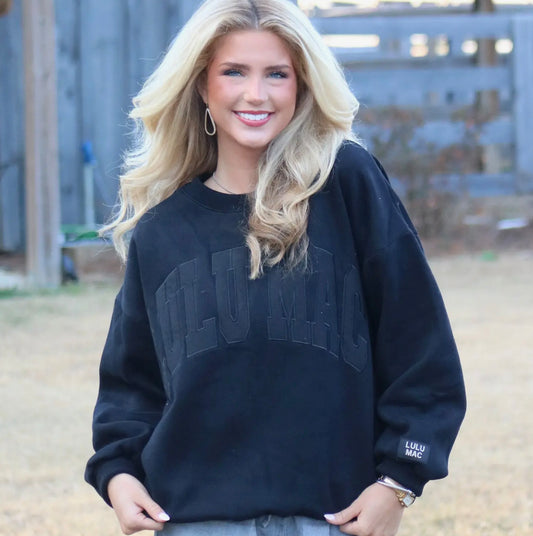 Lulu Mac Black on Black Sweater
