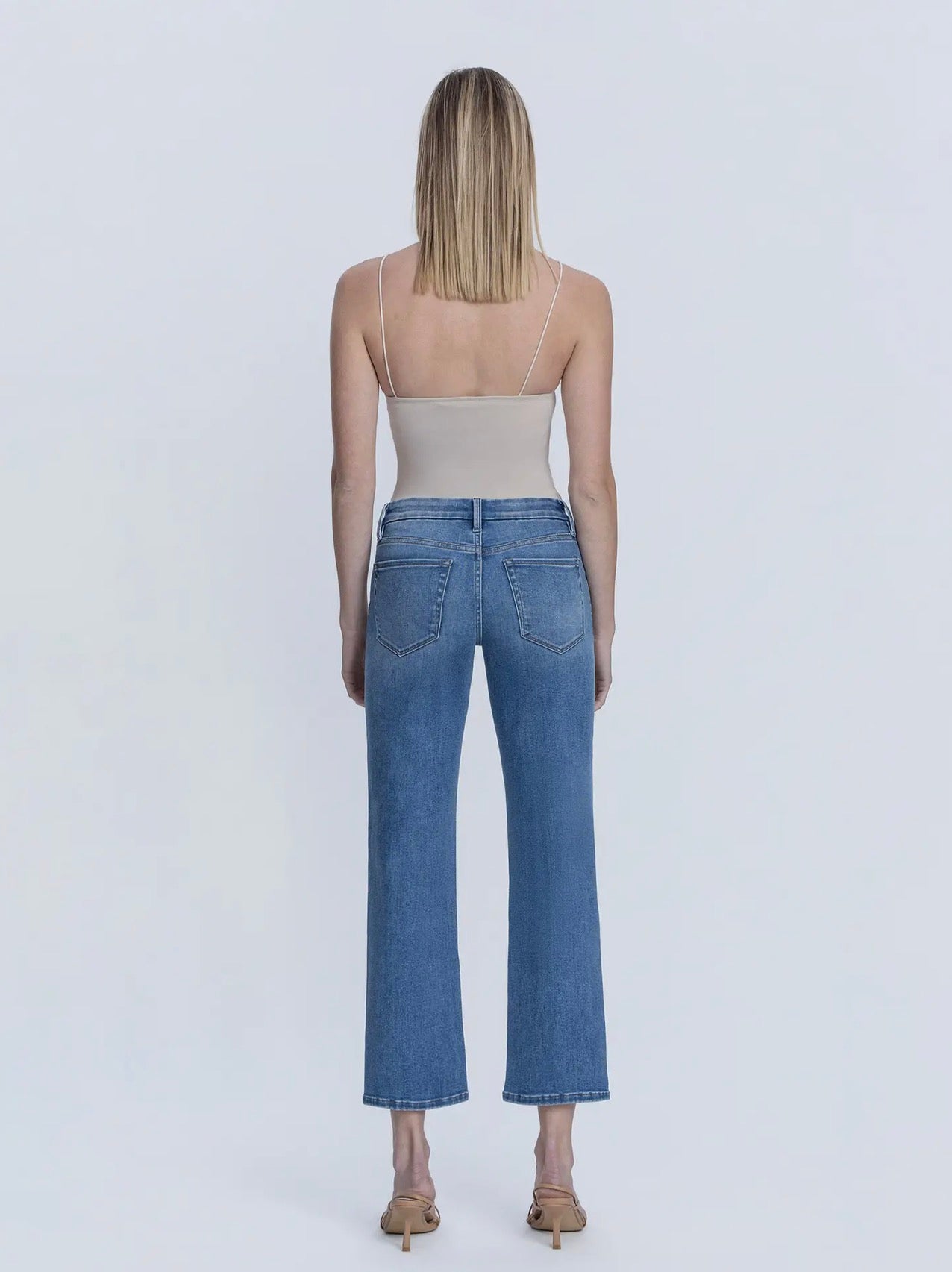 Lovervet Mid-Rise Ankle Straight Jeans