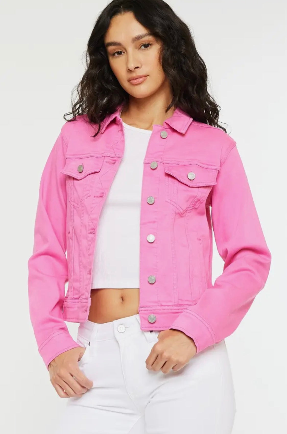 Hot Pink KanCan Jean Jacket