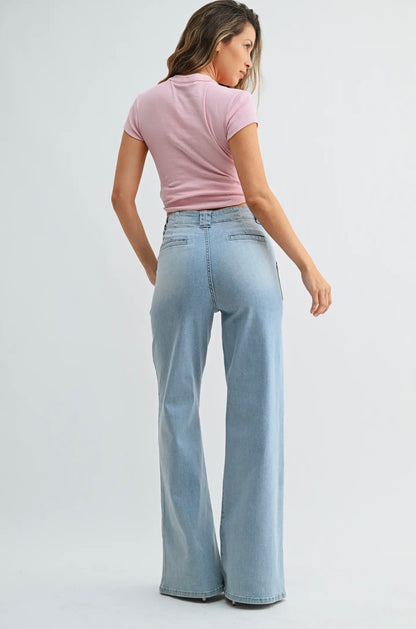 ✨ Arch Appeal Wide Leg Flare Jeans JBD
