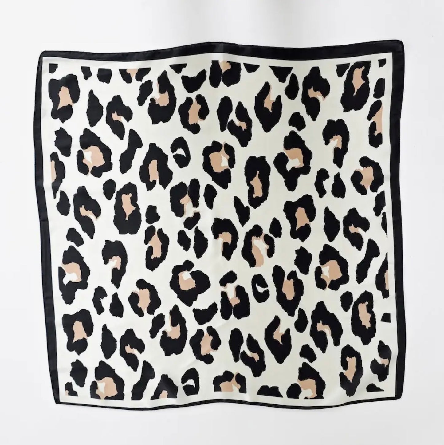 Leopard Scarf Cream